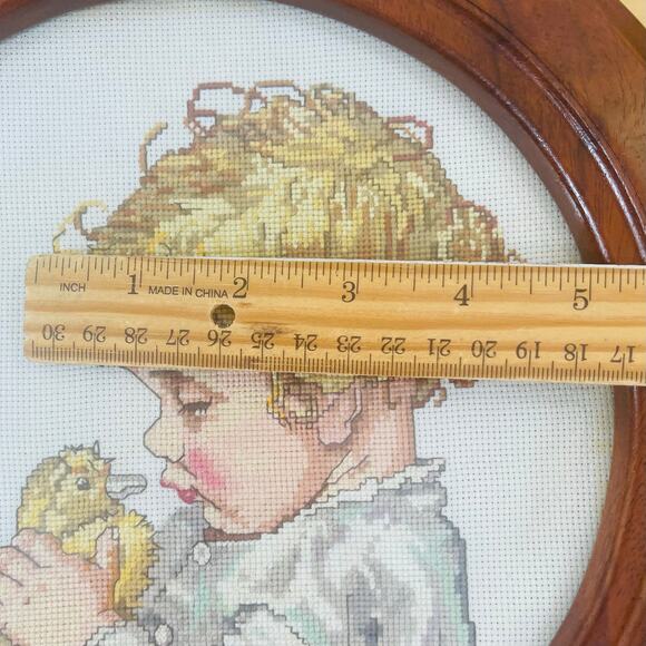 Vintage 89 Cross Stitch "My Baby Duck" / Pattern 1930s Painting by Tousey Fangle - Picture 14 of 15